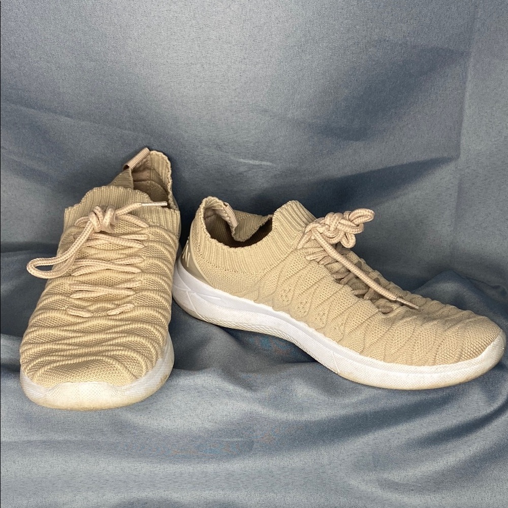 Danskin Beige Knit Sneakers